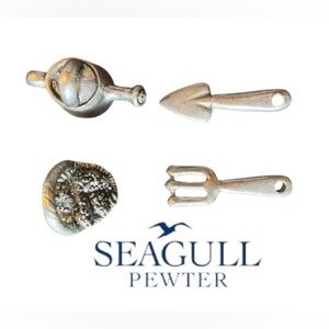 Garden Lovers Seagull Pewter Accent Charm‎ – Made in Pugwash, Nova Scotia